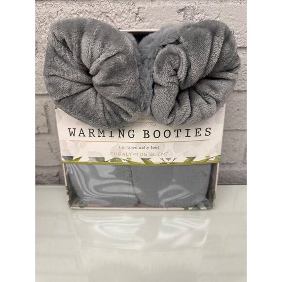 Something Natural Gray Booties Cold Or Warm Therapy OSFM - Picture 1 of 4